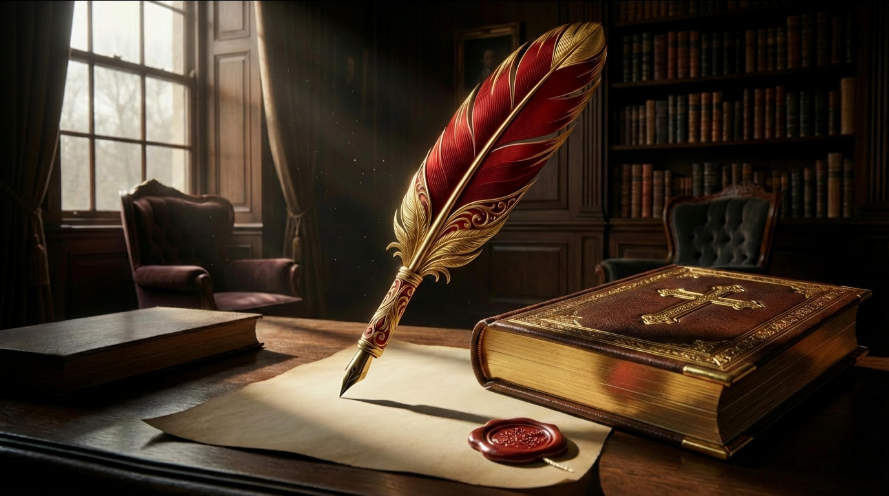 Pen with Bible